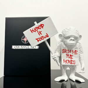 street monkey board – keep it real white